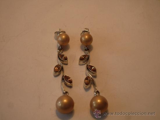 Artesan&iacute;a: PENDIENTES DE RODIO Y STRASS - Foto 1