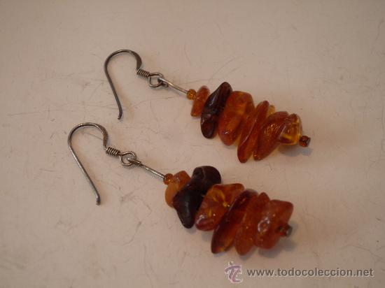Artesan&iacute;a: PENDIENTES DE PLATA Y AMBAR - Foto 1