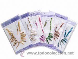 Artesan&iacute;a: CONJUNTO DE COLLAR MAS PENDIENTES DE MADREPERLA. - Foto 1