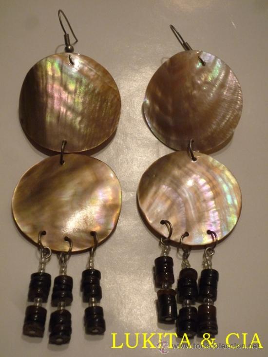 Artesan&iacute;a: PENDIENTES DE NACAR - Foto 1