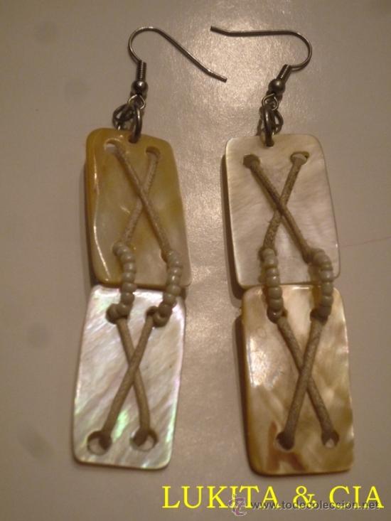 Artesan&iacute;a: PENDIENTES DE NACAR - Foto 1