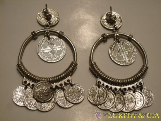 Artesan&iacute;a: PENDIENTES DE RODIO - Foto 2