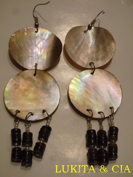 Artesan&iacute;a: PENDIENTES DE NACAR - Foto 2