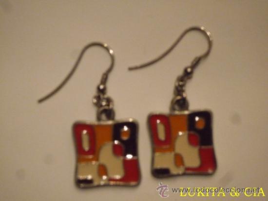 Artesan&iacute;a: PENDIENTES DE RODIO Y ESMALTE - Foto 1