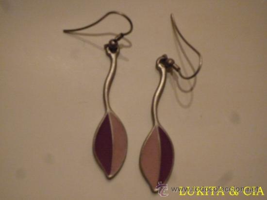 Artesan&iacute;a: PENDIENTES DE RODIO Y ESMALTE - Foto 1
