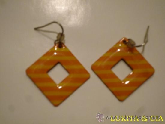 Artesan&iacute;a: PENDIENTES DE RODIO Y ESMALTE - Foto 1