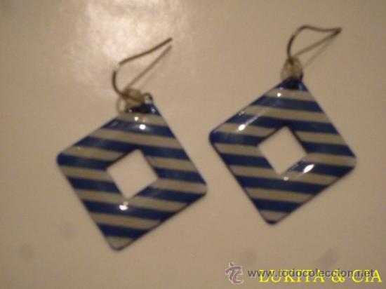 Artesan&iacute;a: PENDIENTES DE RODIO Y ESMALTE - Foto 1