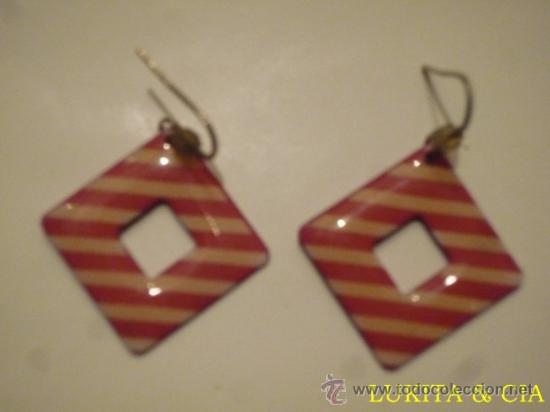 Artesan&iacute;a: PENDIENTES DE RODIO Y ESMALTE - Foto 1