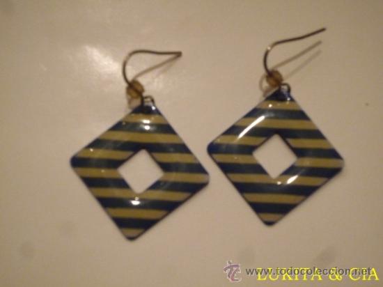 Artesan&iacute;a: PENDIENTES DE RODIO Y ESMALTE - Foto 1