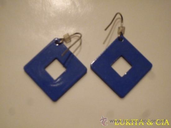 Artesan&iacute;a: PENDIENTES DE RODIO Y ESMALTE - Foto 2