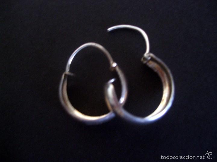 Artesan&iacute;a: PENDIENTES ARO PLATA - 3 Gr. - Foto 2
