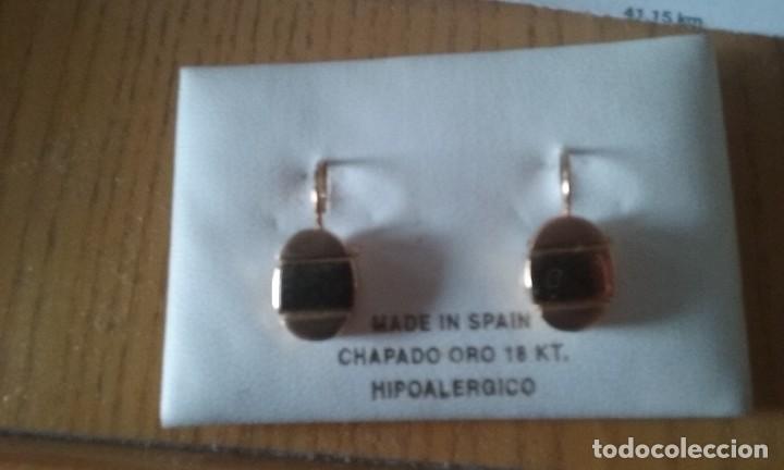 Artesan&iacute;a: pendientes chapados - Foto 2