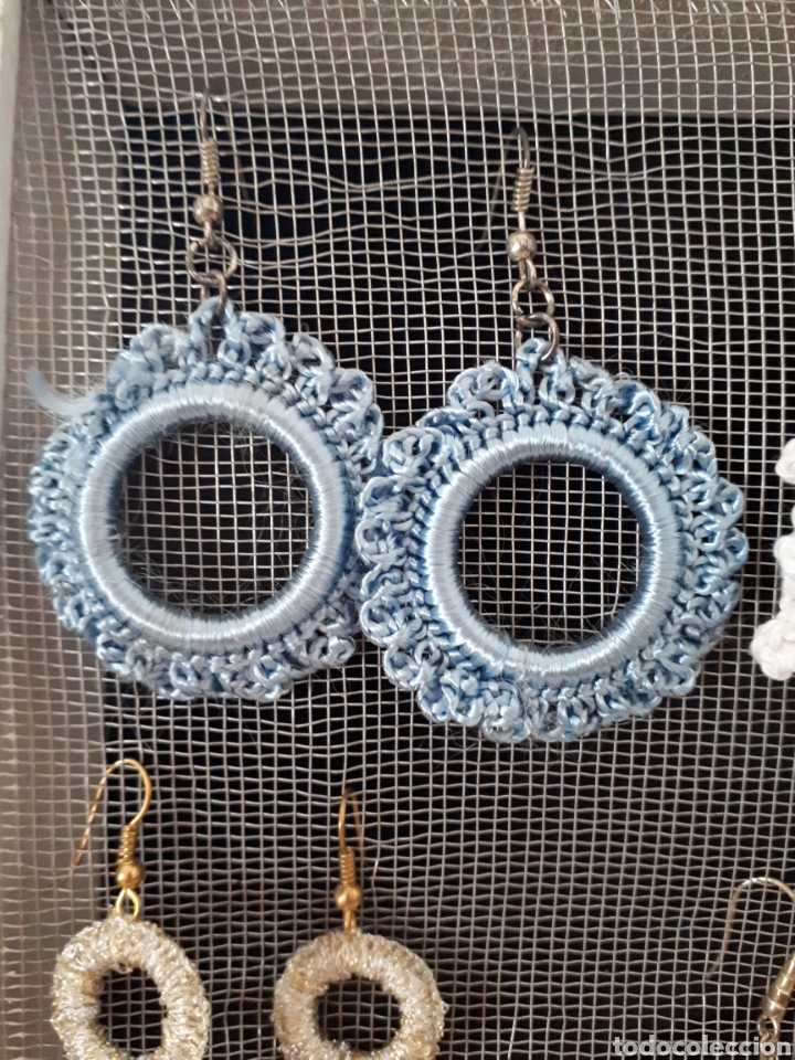 Artesan&iacute;a: Pendientes ganchillo. Varios modelos &uacute;nicos a elegir. - Foto 3