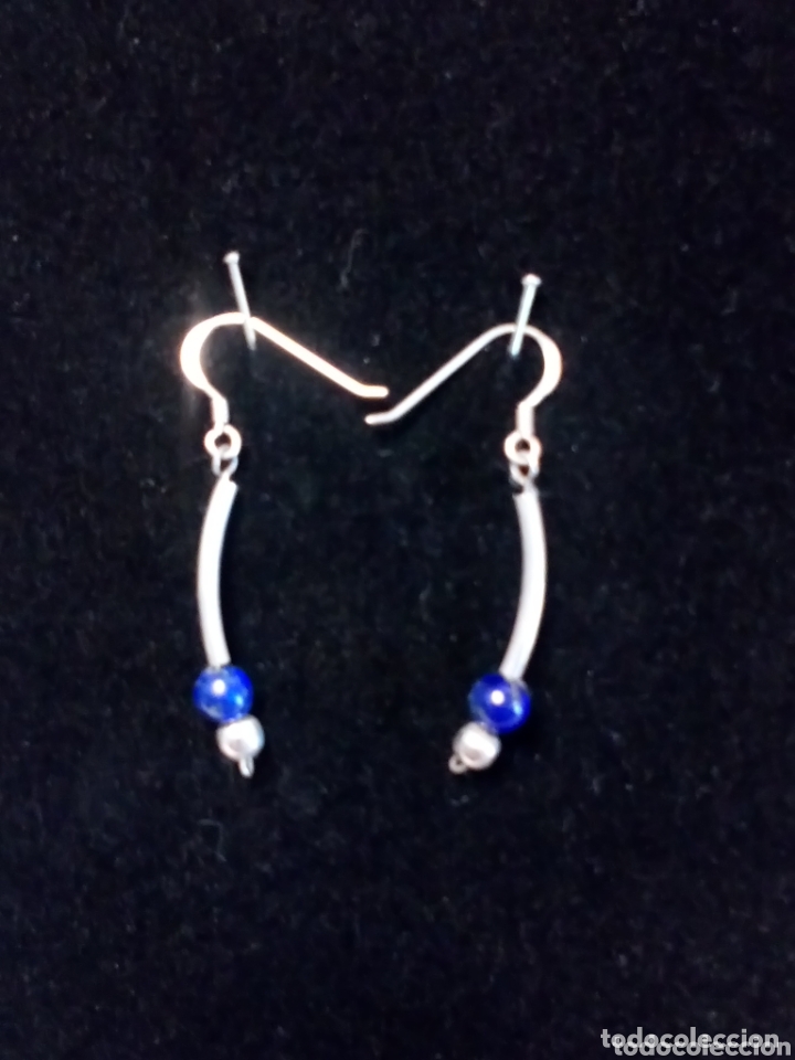 Artesan&iacute;a: Pendientes plata y lapisl&aacute;zuli - Foto 1
