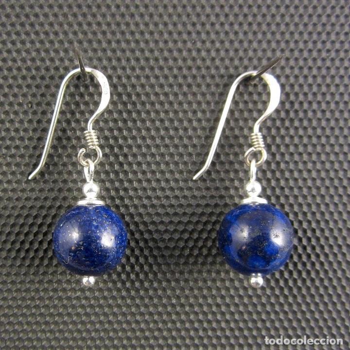 Artesan&iacute;a: Pendientes de Lapisl&aacute;zuli y Plata.- - Foto 1