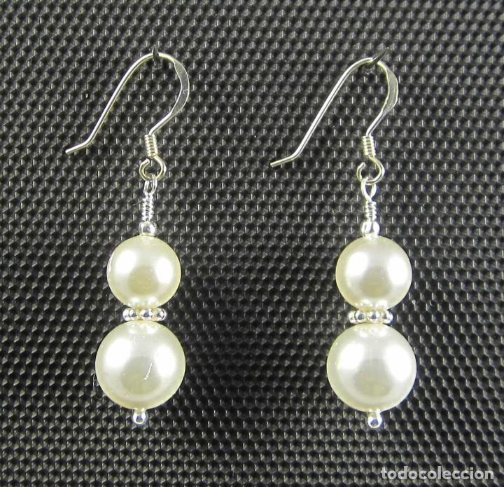 Artesan&iacute;a: Pendientes de N&aacute;car y Plata - Foto 1