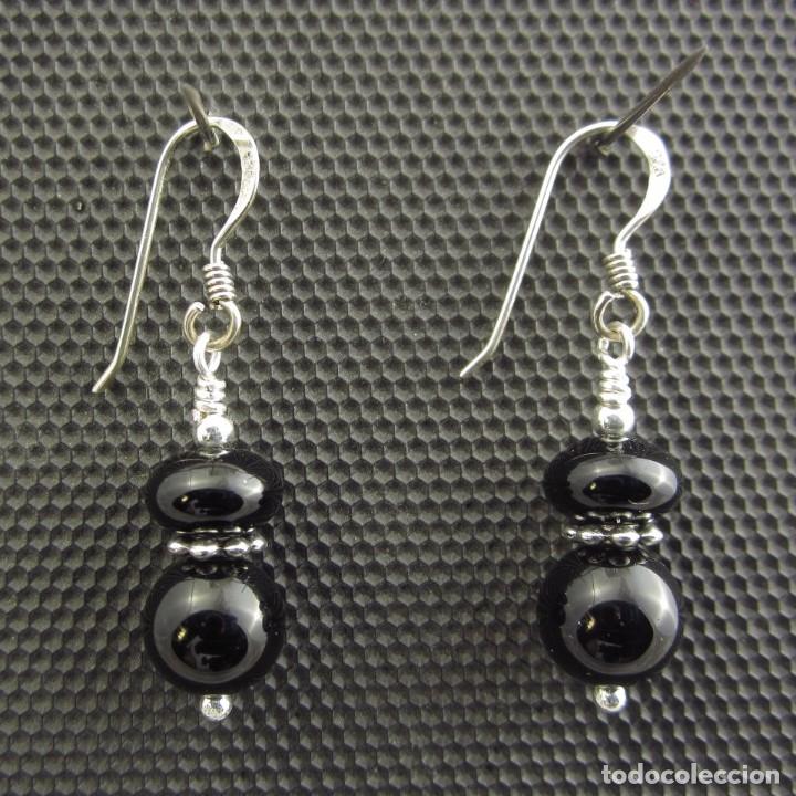 Artesan&iacute;a: Pendientes de &Oacute;nix y Plata.- - Foto 1