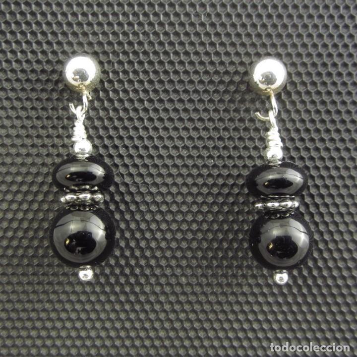 Artesan&iacute;a: Pendientes de &Oacute;nix y Plata.- - Foto 2