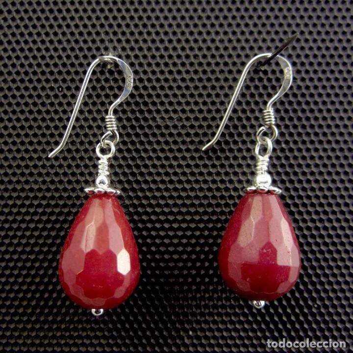 Artesan&iacute;a: Pendientes de Jade y Plata.- - Foto 1