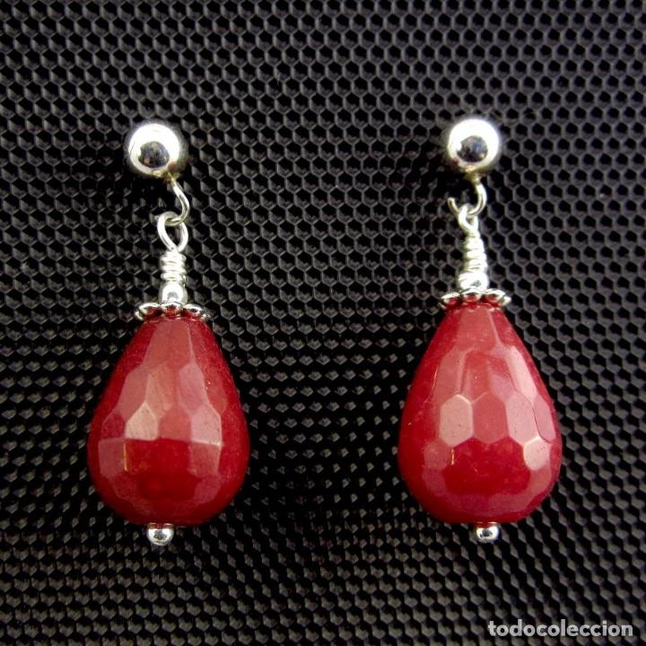 Artesan&iacute;a: Pendientes de Jade y Plata.- - Foto 2