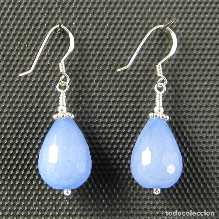 Artesan&iacute;a: Pendientes de Jade y Plata.- - Foto 1