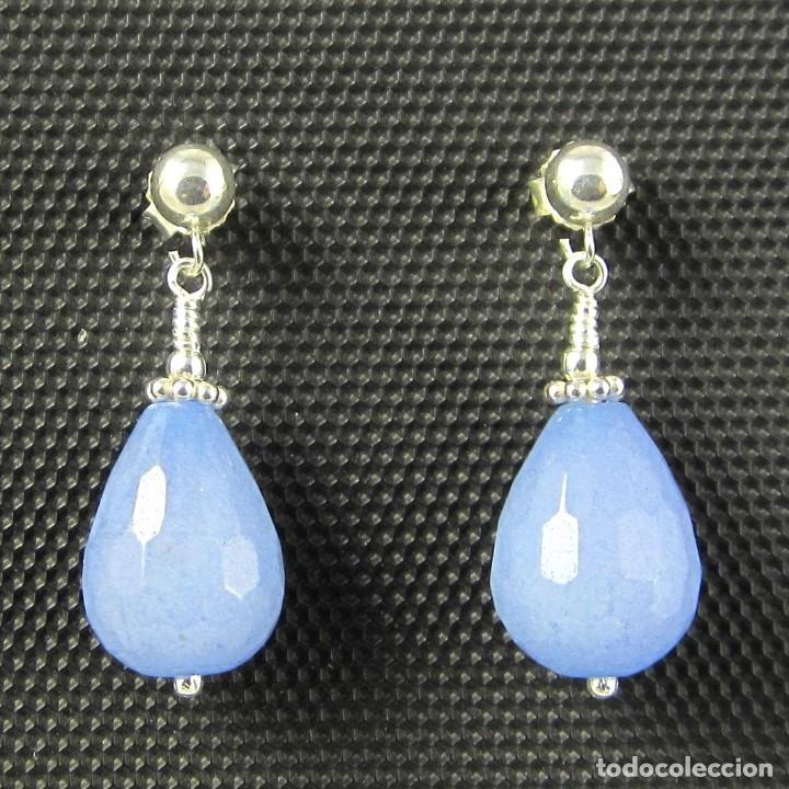 Artesan&iacute;a: Pendientes de Jade y Plata.- - Foto 2