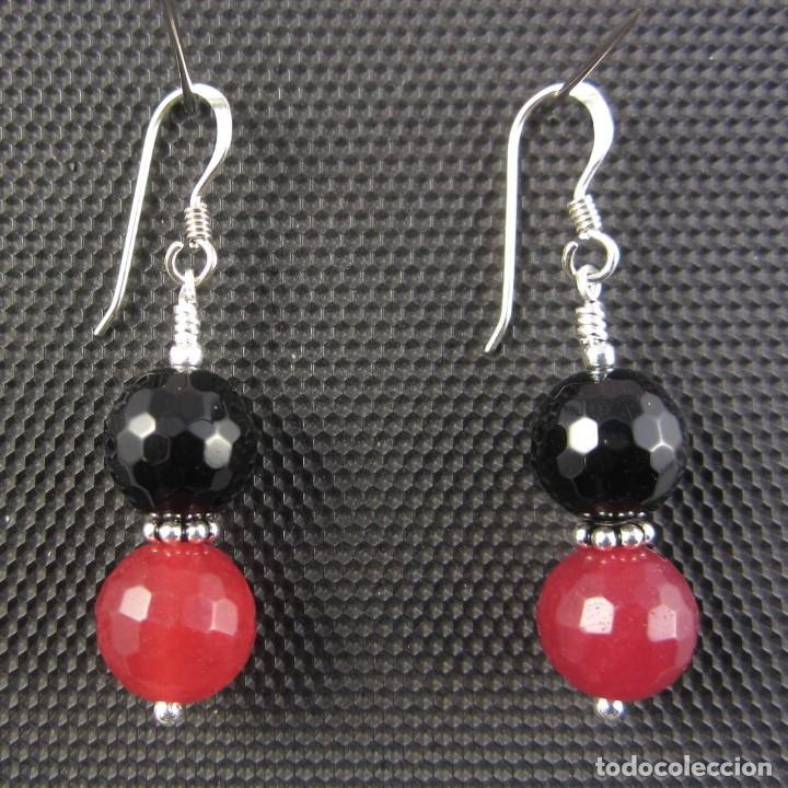 Artesan&iacute;a: Pendientes de &Oacute;nix, &Aacute;gata y Plata.- - Foto 1
