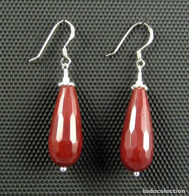Artesan&iacute;a: Pendientes de Jade y Plata.- - Foto 1