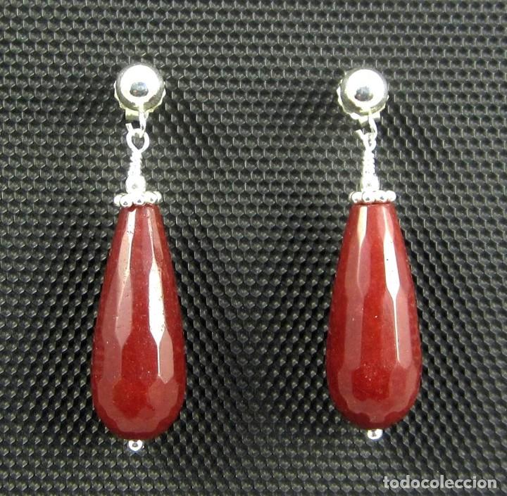 Artesan&iacute;a: Pendientes de Jade y Plata.- - Foto 2