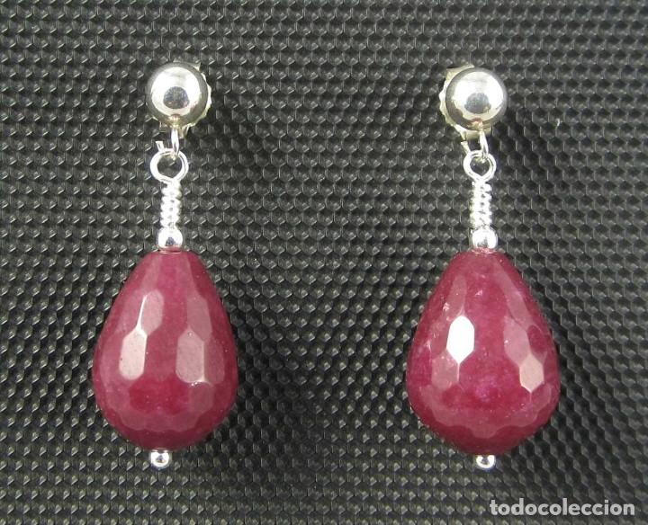 Artesan&iacute;a: Pendientes de &Aacute;gata y Plata - Foto 2