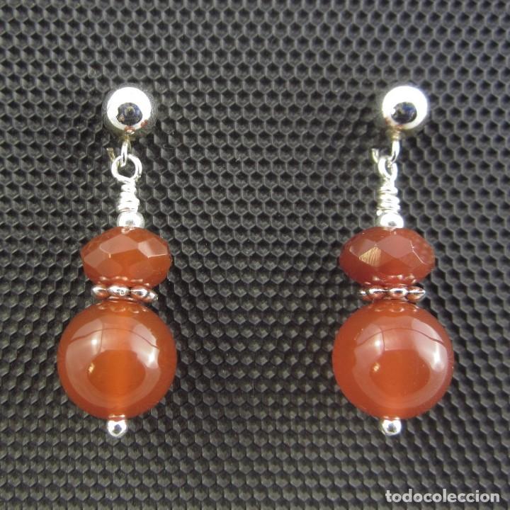Artesan&iacute;a: Pendientes de Cornalina y Plata - Foto 2
