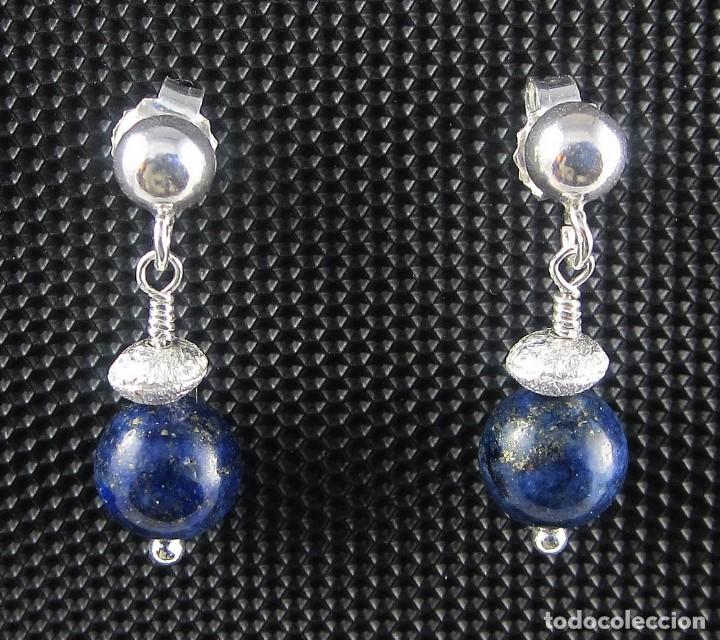 Artesan&iacute;a: Pendientes de Lapisl&aacute;zuli y Plata - Foto 2
