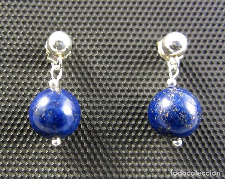 Artesan&iacute;a: Pendientes de Lapisl&aacute;zuli y Plata - Foto 2