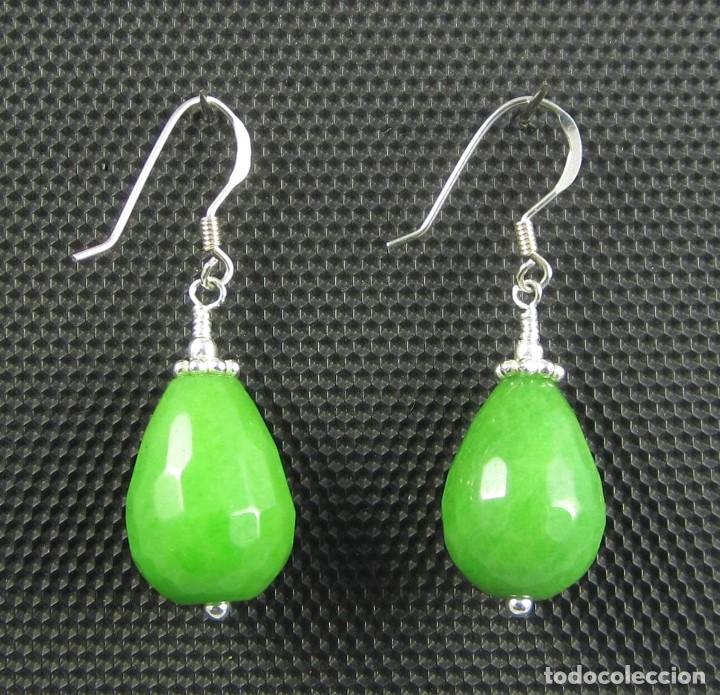 Artesan&iacute;a: Pendientes de Jade y Plata - Foto 1