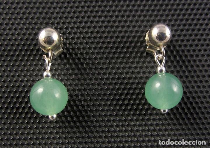 Artesan&iacute;a: Pendientes de &Aacute;gata y Plata - Foto 2