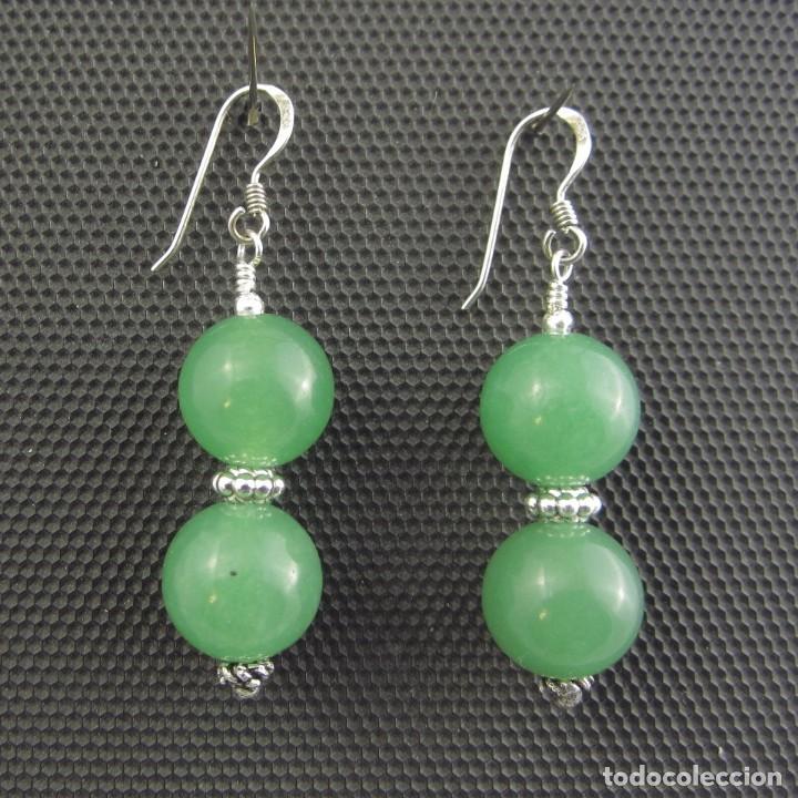 Artesan&iacute;a: Pendientes de Jade y Plata - Foto 1