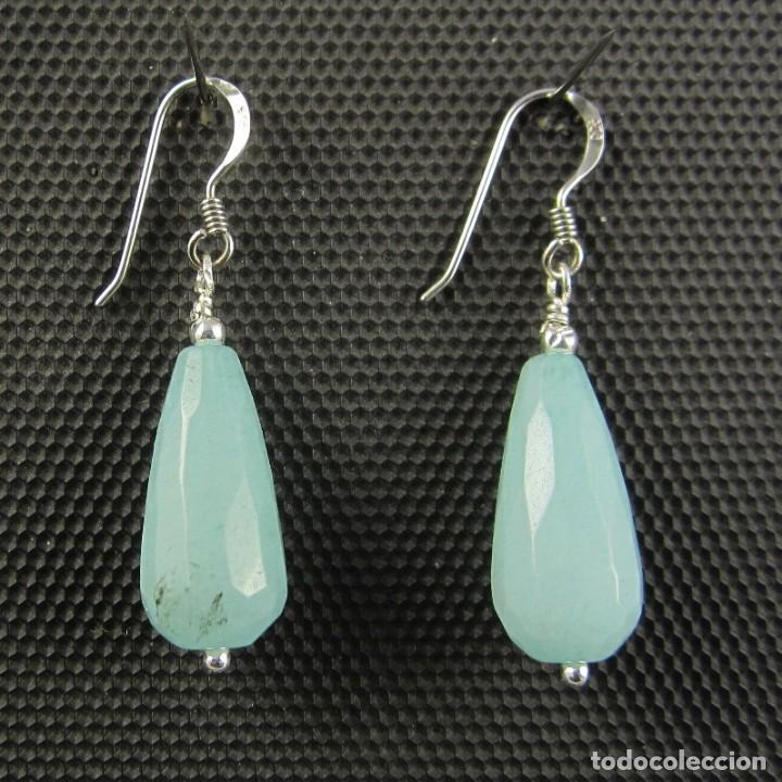 Artesan&iacute;a: Pendientes de &Aacute;gata y Plata - Foto 1