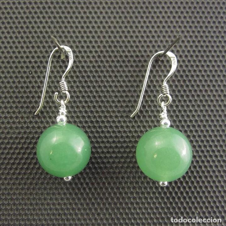 Artesan&iacute;a: Pendientes de Jade y Plata - Foto 1