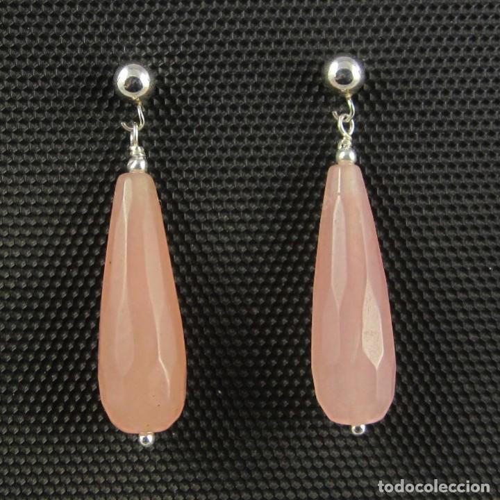 Artesan&iacute;a: Pendientes de &Aacute;gata y Plata - Foto 2