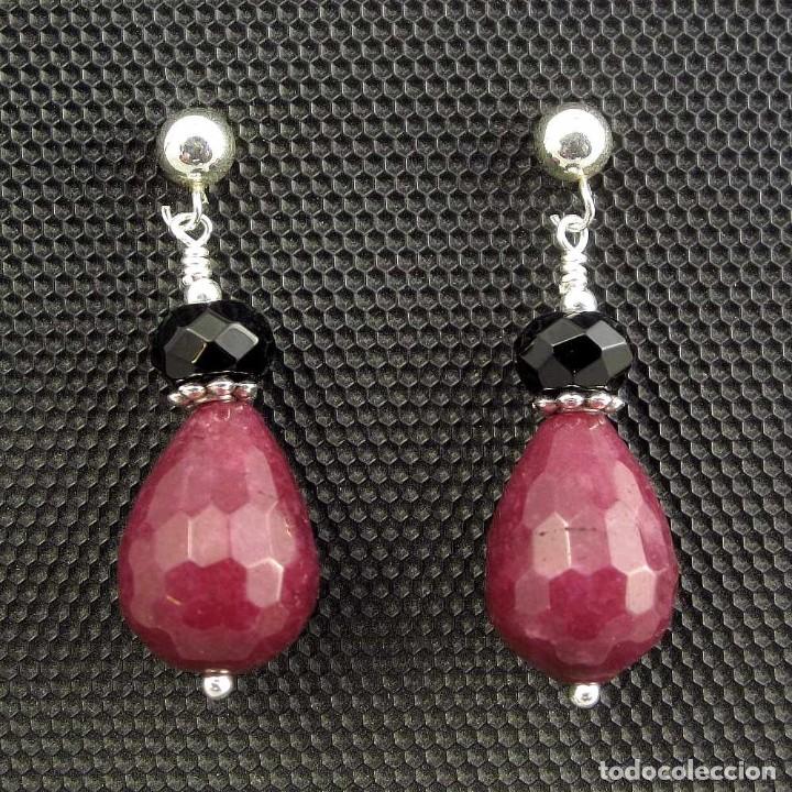 Artesan&iacute;a: Pendientes de &Aacute;gata, &Oacute;nix y Plata - Foto 3