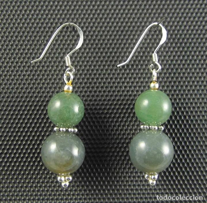 Artesan&iacute;a: Pendientes de Jade y Plata - Foto 1
