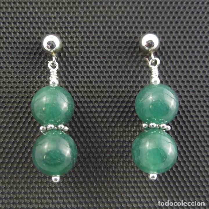Artesan&iacute;a: Pendientes de Jade y Plata - Foto 2
