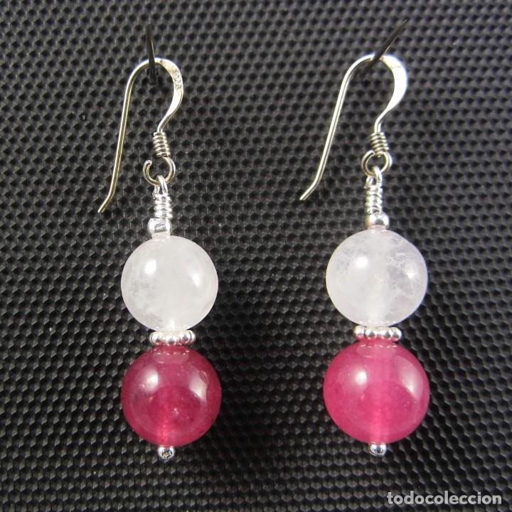 Artesan&iacute;a: Pendientes de &Aacute;gata y Plata - Foto 1