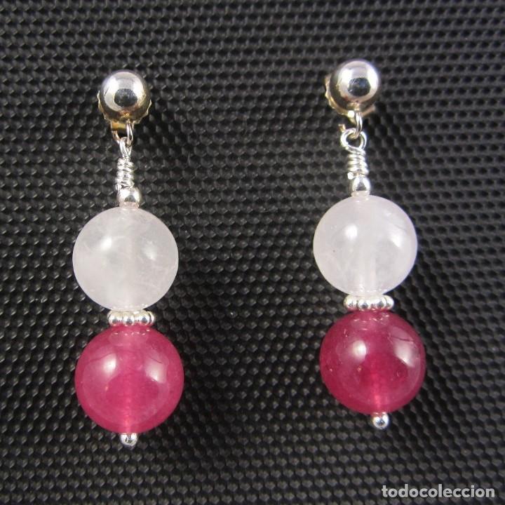 Artesan&iacute;a: Pendientes de &Aacute;gata y Plata - Foto 2