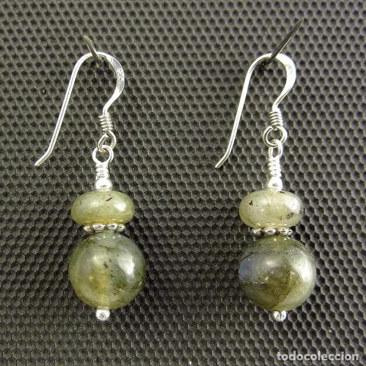 Artesan&iacute;a: Pendientes de Labradorita y Plata - Foto 1