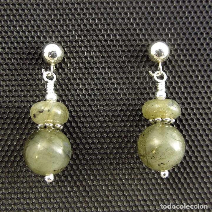 Artesan&iacute;a: Pendientes de Labradorita y Plata - Foto 2