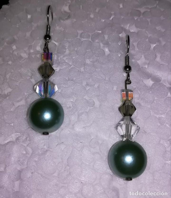 Artesan&iacute;a: PENDIENTES CON CUENTAS DE SWAROVSKY - Foto 2
