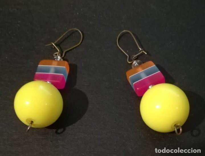 Artesan&iacute;a: PENDIENTES DE COLORES &Aacute;CIDOS - Foto 2