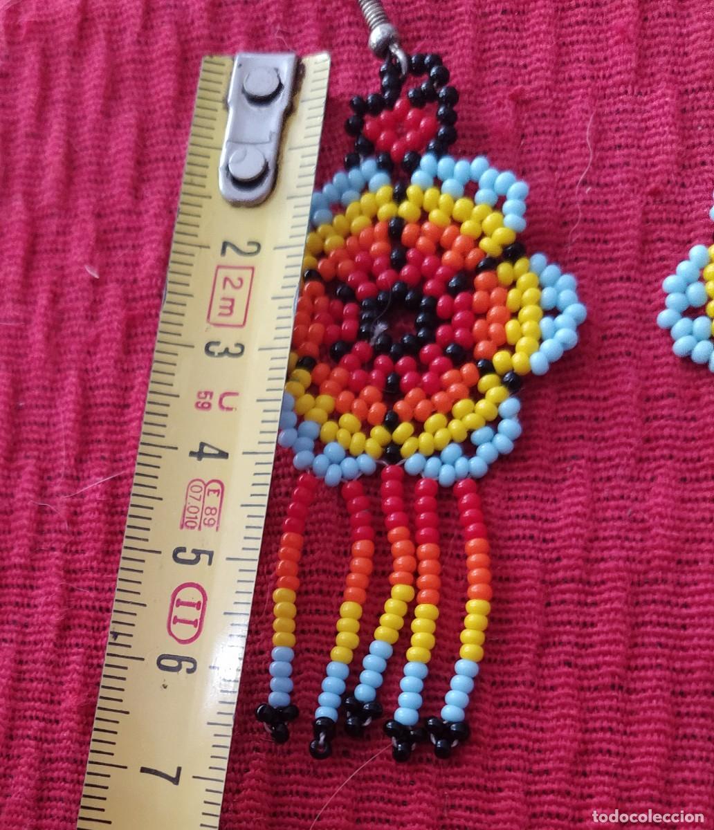 Artesan&iacute;a: Pendientes huichol mexico - Foto 3