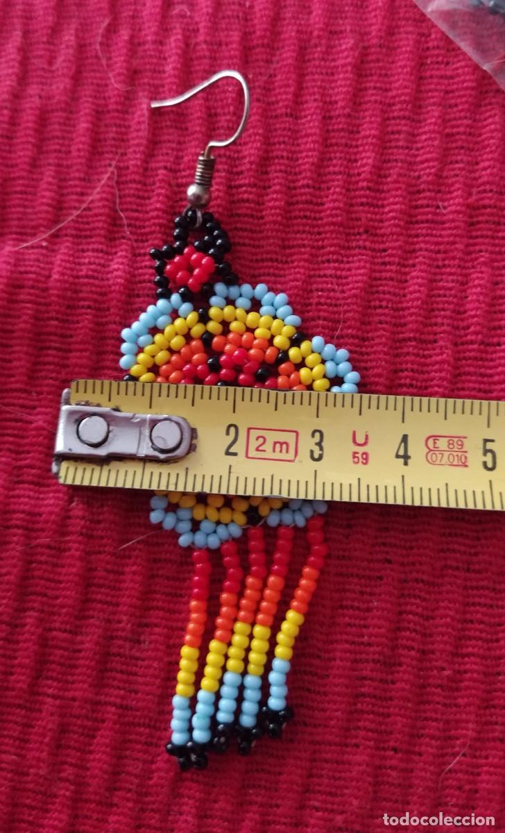 Artesan&iacute;a: Pendientes huichol mexico - Foto 5